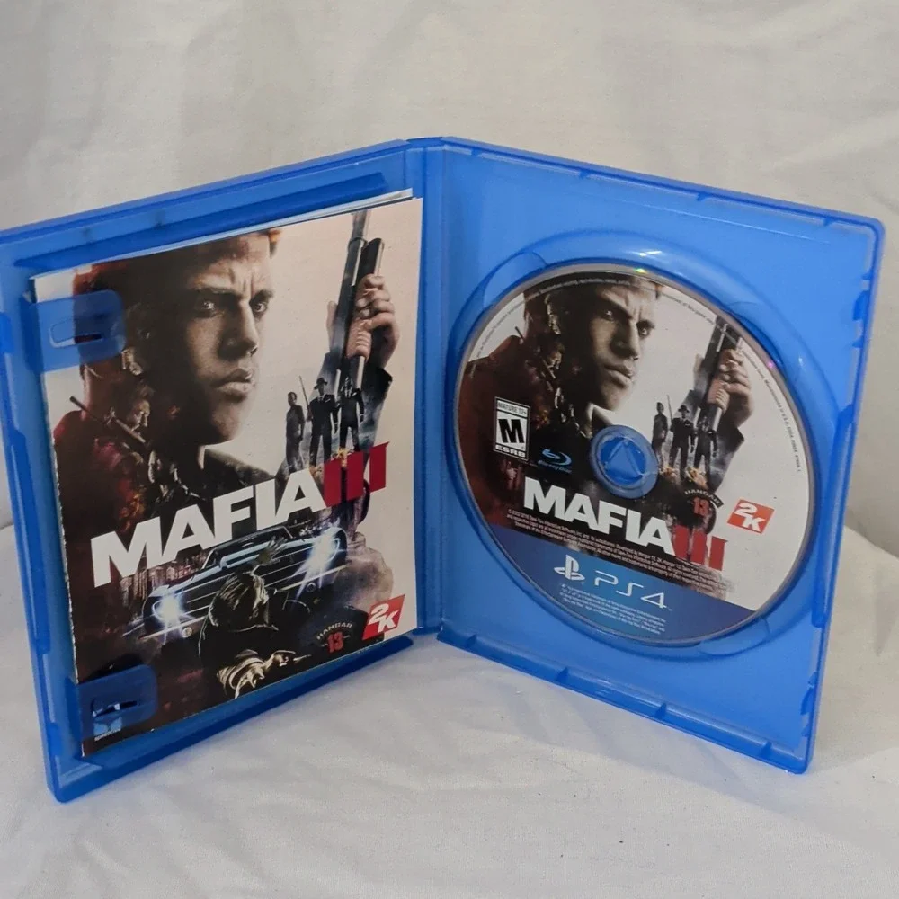 2K Mafia III PS4 Action-Adventure M Rated NTSC-U/C (US/Canada) Manual